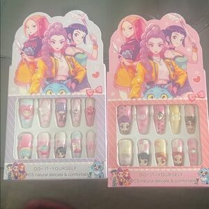 K-POP Demon Hunters Nail Set Bundle of 2